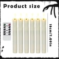 thumbnail image 3 of Flameless Taper Candles Flickering LED Battery Operated Realistic Candlesticks for Halloween Home Decor - B, 3 of 8