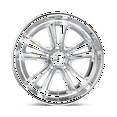 thumbnail image 3 of Foose 1PC Aluminum Rim F097 KNUCKLE 17X8in Chrome Plated Finish, F09717806145, 3 of 3