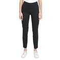 thumbnail image 1 of Calvin Klein Pantalon Cargo Décontracté Uni pour Femmes, Noir, Très Petit, 1 of 1