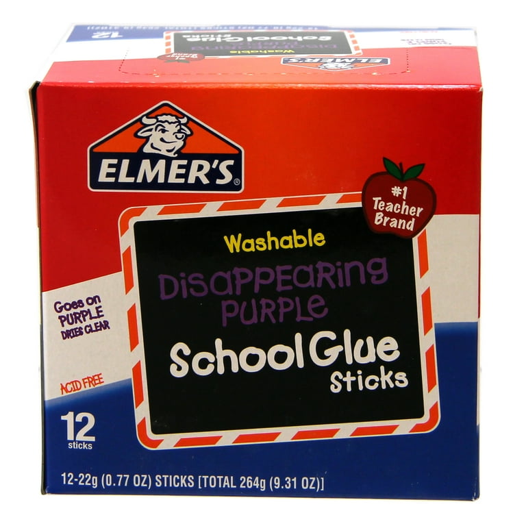 Elmer's® Washable Disappearing Purple School Glue Sticks, 12 pk - Fry's  Food Stores