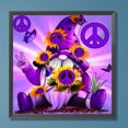 thumbnail image 3 of Peinture diamant 5D à faire soi-même, perceuse ronde complète, tournesol Gnome, Kit de décoration d'intérieur, 30x30cm, 3 of 9