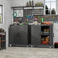 thumbnail image 6 of Ero 35.6"Metal Rolling Tool Garage Storage Cabinet with Wheels,lock and Adjustable Shelves for Garage,Home, Office, 6 of 7