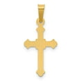 thumbnail image 3 of 14k Polished Small Fleur de Lis Cross Pendant XR1605, 3 of 3