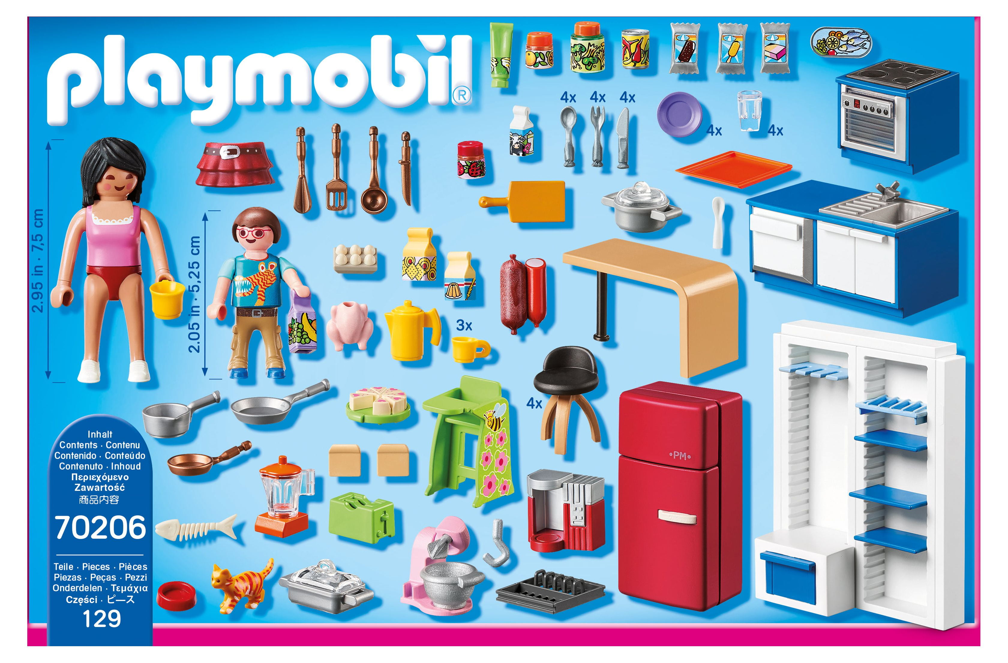 PLAYMOBIL Kitchen - Walmart.com  Playmobil, Modern kookeiland, Grote keuken
