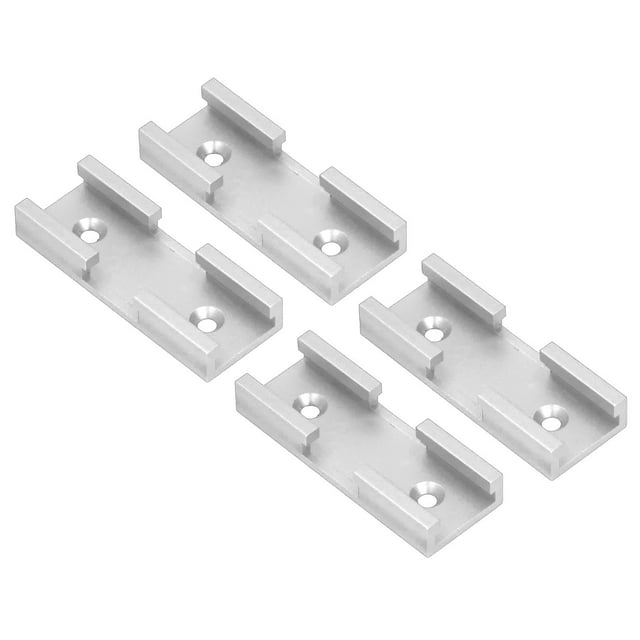 T Track Cross Chute, T Track Intersection Parts 4PCS Aluminum Alloy Compact For Carpenter For DIY Red,Blue,Silver