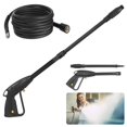 thumbnail image 3 of High Pressure Washer 160 Bar 5800 PSI M14 Thread Power Car Washer Handheld Water Spray Lance with 16.4 FT Hose Car Cleaning Tool for Washing Car Floor Window, 3 of 11