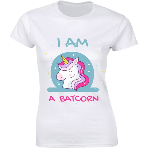I Am A Batcorn Cute Unicorn Superhero Women's T-Shirt
