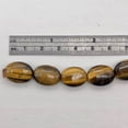 thumbnail image 7 of Wildly Exotic Tigereye Oval Coin Bead 8 inch Strand | 16x12x6mm | 13 Beads |, 7 of 7