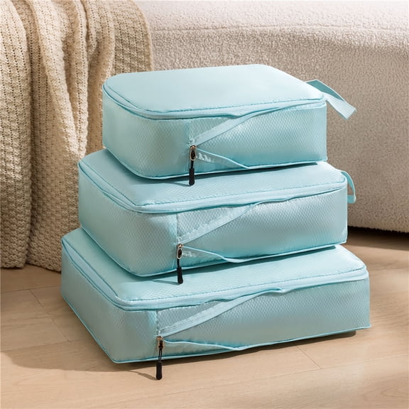 Byujiro 3-Piece Travel Organizer Set Travel Clothes Storage Bag Portable Multifunctional Luggage Bag for Luggage, Clothes & Toiletries