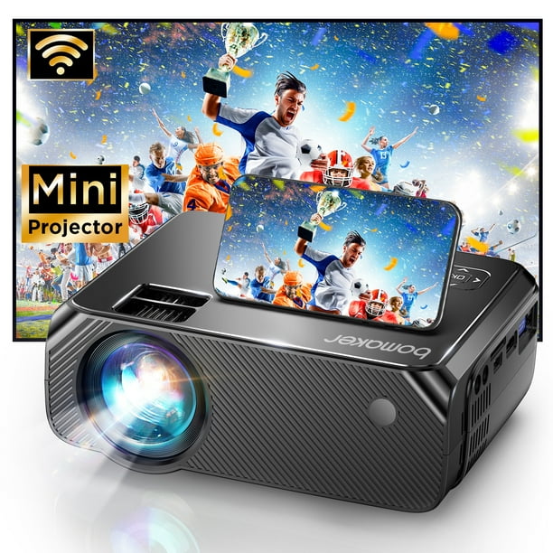 Mini Projecteur Sans Fil, Projecteur Vidéo Wifi Hd 1080P