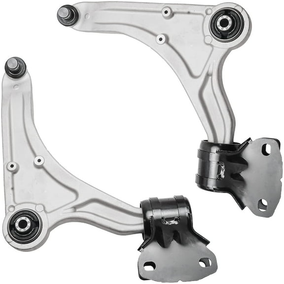 Detroit Axle - 2pc Front Lower Control Arms for Ford 2013-2020 Fusion Lincoln MKZ 2014 2015 2016 2017 2018 2019 Lower Control Arms Pair Set Assembly Replacement