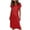 Red, variant on LIaqionyy Satin Nightgowns for Women Sleepdress Silky Loose Sleepwear V Neck Nightshirt Sleeveless Pajamas