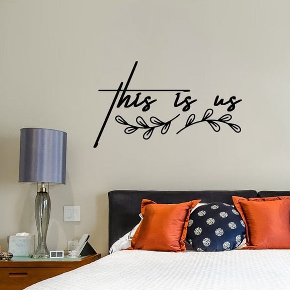 Handmadetneonsign This Is Us Words Metal Wall Art Light, Letters Quote Sayings Metal Sign Wall Decor, Home Metal Decor