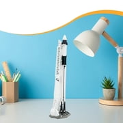 Zxpjkyu 1/200 Diecast Rocket Model Desktop Decor Educational Collection Spacecraft Model