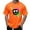 1#Orange, variant on JXMVOJ Men's Funny T-Shirts Casual Halloween Fashion Printed Lightweight Sports Round Neck Short Sleeve Vintage Shirt Loose Fit Plus Size Comfy Trendy Outdoor Blouse Tops