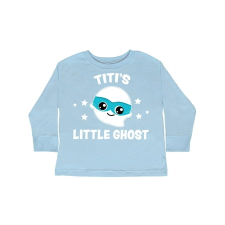 

Inktastic Cute Titi s Little Ghost with Stars Gift Toddler Boy or Toddler Girl Long Sleeve T-Shirt