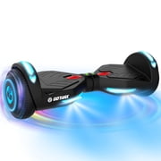 GOTRAX NOVA Hoverboard for Kids Ages 6+, 200W 6.5" LED Wheels&6.25mph HoverBoard for Kids,Black