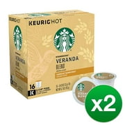 Starbucks Veranda Blend Blonde Roast Single Cup Coffee for Keurig Brewers-32ct