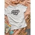 thumbnail image 3 of Mothers Day Bold Calligraphy Shaped T-Shirt Women -Image by Shutterstock, Female Large, 3 of 4