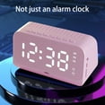 thumbnail image 4 of Alarm Clock Alsrm Clock Wireless Bluetooth Speaker - Mini Mirror Remote-Controlled Alarm Clock Smart Speaker Enjoy Tunes Anytime, 4 of 5