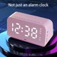 thumbnail image 4 of Altavoz Bluetooth inalámbrico | Altavoz inteligente con diseño de espejo mini | Reloj despertador con control remoto | Comando de voz | Audio de alta fidelidad | Decoración de oficina en casa, 4 of 5