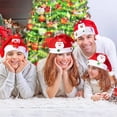 thumbnail image 5 of Gorros navideños con luces LED, gorro de Papá Noel, muñeco de nieve, alce, gorro navideño para adultos y niños, suministros festivos para fiestas de Año Nuevo, 5 of 5