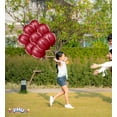 thumbnail image 4 of PMU Balloons 11 Inch PartyTex Crystal Burgundy Latex Pkg/25, 4 of 7