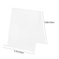 thumbnail image 4 of EIMELI Clear Acrylic Wallet Phone Books Tablet Display Stand Organizer Holders Small Jewelry Rack - A5, 4 of 6