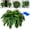 60 Leaves, variant on 2026 UV Resistant Lifelike Artificial Boston Fern, artificial plants outdoor, Large Realistic Faux Greenery Bundles for Hanging Baskets, Porch, Garden, Patio and Window Box Decor (1, 28 leaves)