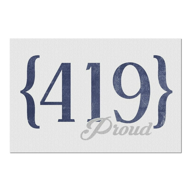 Toledo Ohio 419 Area Code Blue x30 Premium 1000 Piece Jigsaw Puzzle Made In Usa Walmart Com Walmart Com Toledo Ohio 419 Area Code Blue x30 Premium 1000 Piece Jigsaw Puzzle Made In Usa Walmart Com Walmart Com