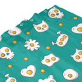 thumbnail image 4 of Shower Curtain 72 x 72 inch - Cute Fried Egg Skull Waterproof Shower Curtain for Bathroom, Washable Shower Curtain Set with Hooks Bathroom Accessories, 4 of 7