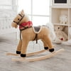 Charm 82341 Blonde Horse Rocker with Moving Mouth & Tail