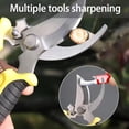 thumbnail image 3 of Yazoeia Upgrade 3 in 1 Outdoor Portable Sharpener, Multipurpose Garden Tool Sharpener, Lightweight & Portable Knife Sharpener for Pruning Shears, Scissors, Clippers, Hunting Knives (Red*3), 3 of 7