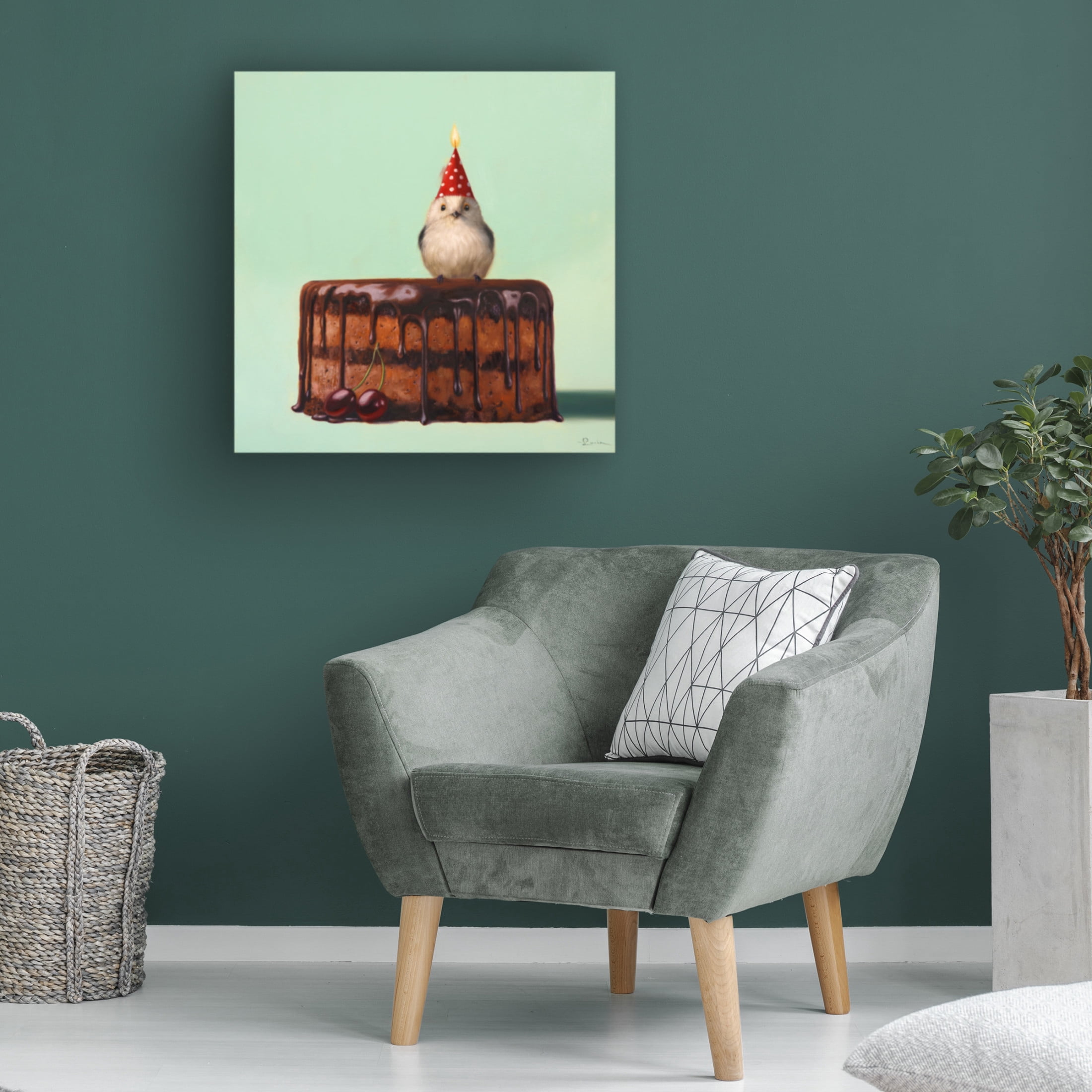 Canvas Wall Art - Lucia Heffernan 'Make A Wish' Wall Art for Living Room, Bedroom, or Office Décor by Trademark Fine Art - 24 x 24 Inches