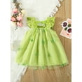 thumbnail image 4 of Hirigin Infant Baby Girls Princess Dress Sleeveless Fly Sleeve 3D Butterfly Tulle Tutu Dress Summer Party Dress Sundress, 4 of 8
