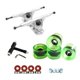 thumbnail image 2 of Camión De monopatín Zulema Ruedas De Camiones De Skate Plata Claro Verde, 2 of 8