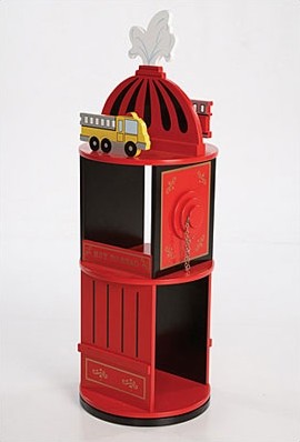 Levels of Discovery Firefighter Revolving 37'' Bookcase