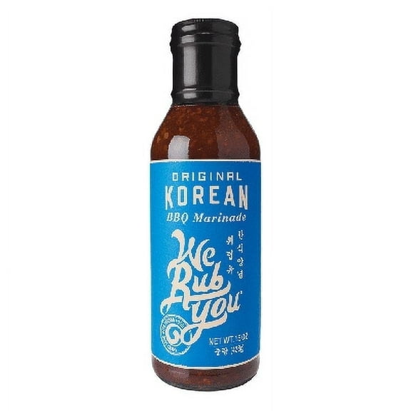 We Rub You Korean BBQ Marinade Original - 15 oz Pack of 3