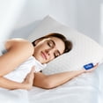 thumbnail image 3 of inight Memory Foam Pillows, Foam Pillows for Sleeping, Pillows Standard Size Set of 2 for Back Sleeper & Side Sleeper Pillow, Memory Foam Pillows 2 Pack, Oeko-TEX & CertiPUR-US Certified, 3 of 13