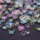 thumbnail image 2 of Charms 20 Unids/Lote Colorido Acrílico Concha Colgantes Cuentas Transparente Blingbing Flor Tapa Para DIY Joyería Encantos Pendientes Collar Fabricación, 2 of 4