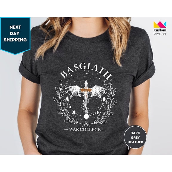 Fourth Wing Shirt, Basgiath War College Tee, Dragon Rider, Violet Sorrengail, Xaden Riorson, Riders Quadrant, Fantasy Reader, Bookish Shirt
