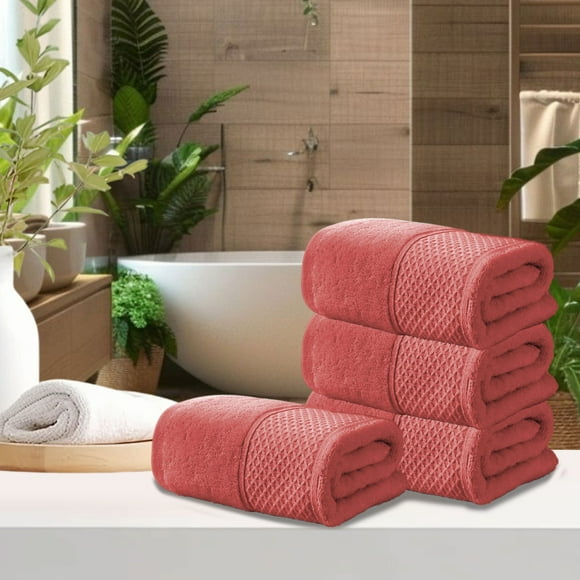Toalla de algodón suave: gruesa, absorbente y delicada para rostro y cuerpo. Un elemento esencial y versátil para el baño.