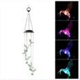 thumbnail image 3 of Hummingbird Outdoor Solar Lights, Solar Wind Chime Lights,Green, 3 of 5