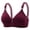 Wine, variant on Kixjoy Push Up Bras for Women Seamless Plus Size Push Up Jelly Bras Adjustable Full Coverage Comfortable Bra Breathable Sports Supportive Womens Underwear, Complexion 42