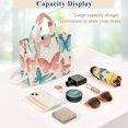 thumbnail image 5 of FORMRS Womens Corduroy Tote Bag Crossbody Shoulder Handbag with Pocket, Watercolor Butterflies, 5 of 7