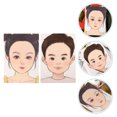 thumbnail image 3 of 2 Pcs Makeup Practice Face Board Reusable Silicone Mannequin Head For Makeup Practice Face Painting Tool For Kids And Beginners, 3 of 8