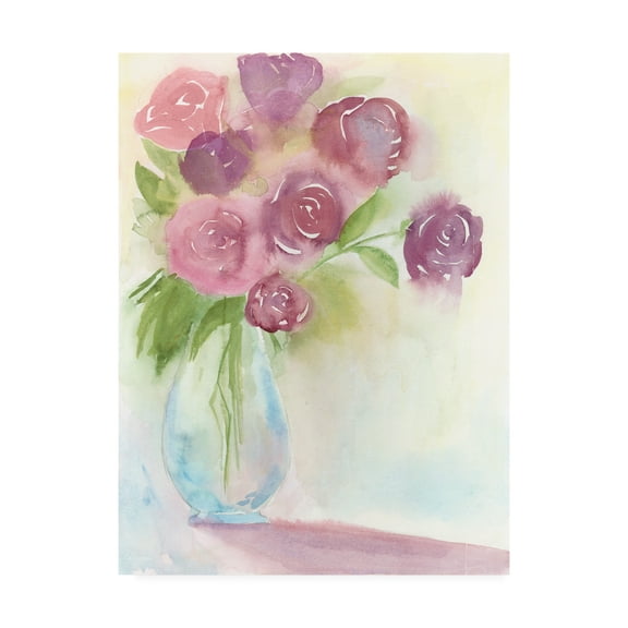 Trademark Fine Art 'Glowing Bouquet II' Canvas Art by Grace Popp