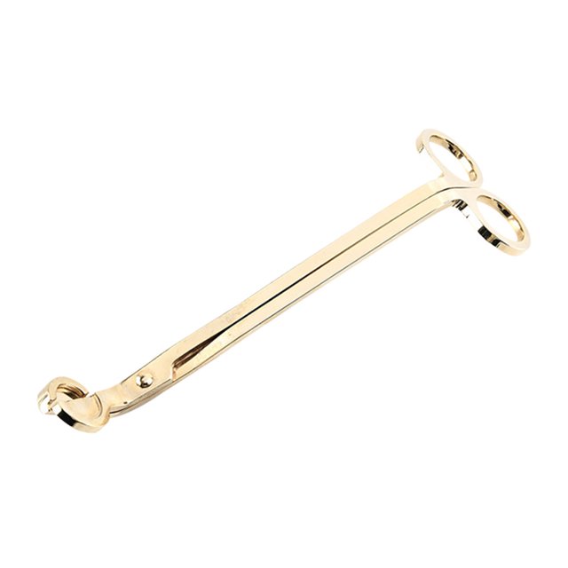 Tijera para Velas Ehuebsd Cortador de acero inoxidable gancho Snuffer dorado
