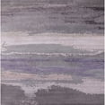 thumbnail image 1 of Ahgly Company Indoor Square Mid-Century Modern Purple Oriental Area Rugs, 3' Square, 1 of 6