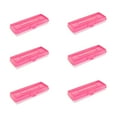thumbnail image 1 of Storex Plastic Stretched Pencil Box – Lightweight School Supply Case for Students, Grade School to College, Red, 1 of 4